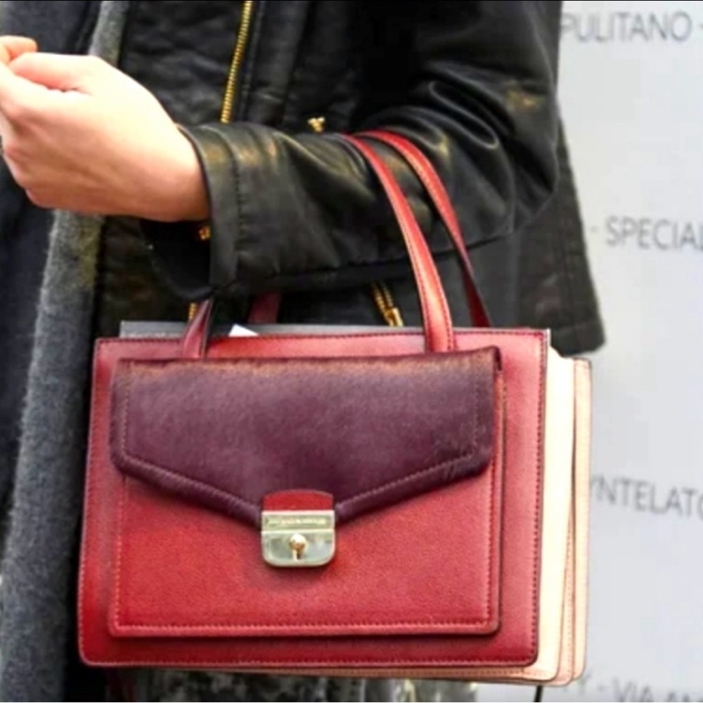 NWT Kate Spade Zarinah Hyde Place Leather/Calf Hair Satchel